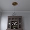 Ekena Millwork Traditional PVC Medallion (Canopies up to 9 1/2"), 16"OD x 3 1/2"ID x 1 3/8"P, Metallic Vintage Gold CMP16TRDVG - alternate 10